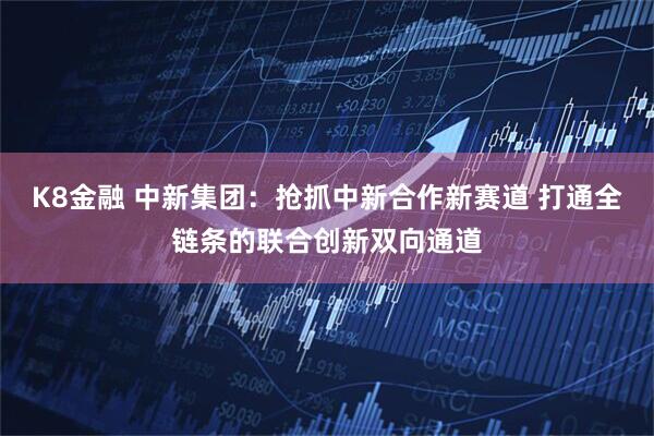 K8金融 中新集团：抢抓中新合作新赛道 打通全链条的联合创新双向通道