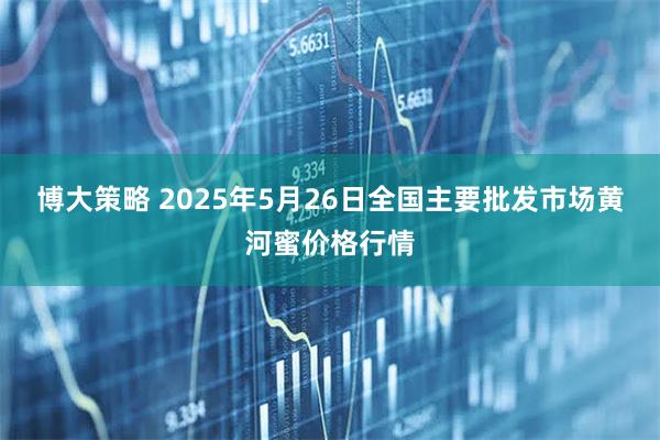博大策略 2025年5月26日全国主要批发市场黄河蜜价格行情