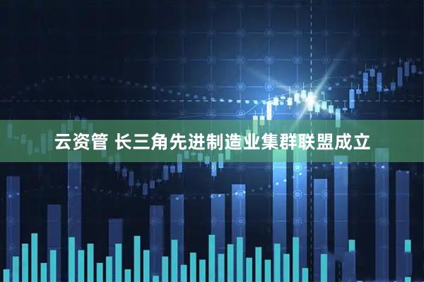 云资管 长三角先进制造业集群联盟成立